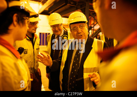 Alex Salmond Highland Wahl tour Stockfoto