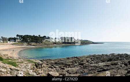 Port Navalo, in der Nähe von Arzon, Presqu'Île de Rhuys; Golf von Morbihan, Bretagne, Frankreich, Europa Stockfoto