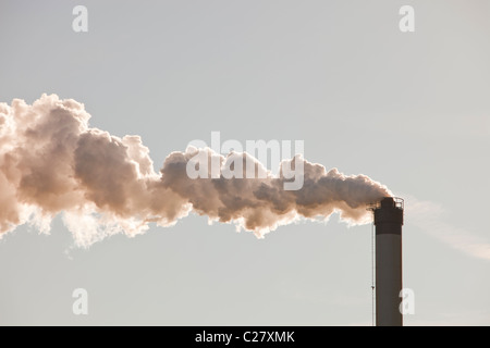 Emissionen von Jäger Tioxide arbeitet bei Seal Sands auf Teeside, Nord-Ost, UK. Stockfoto