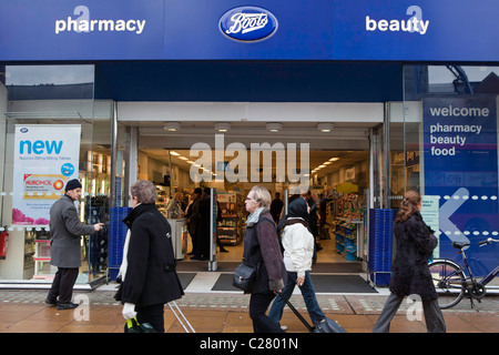 Stiefel der Apotheke. Stockfoto