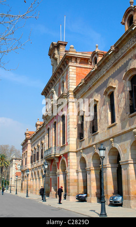 Katalanischen Parlament in Ciutadella Park, Barcelona. Katalonien, Spanien Stockfoto