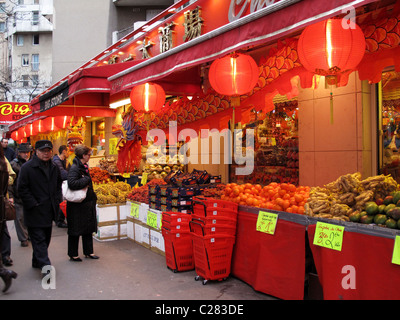 Chinesisches Neujahr, Chinatown Paris 13, Frankreich Stockfoto