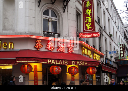 Chinesisches Neujahr, Chinatown Paris 13, Frankreich Stockfoto