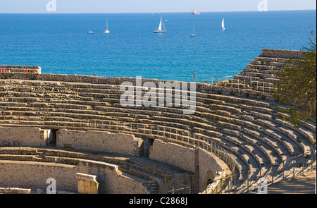 Römische Amphitheater. Tarragona. Spanien Stockfoto