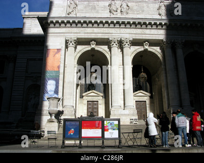 New York Public Library, USA Stockfoto