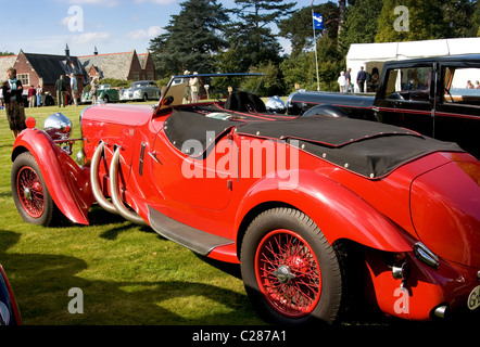 Lagonda LG45 Rapide mit Twin Exterieur Chrom Auspuff Stockfoto