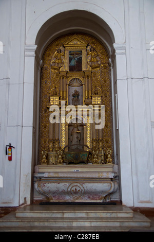 Se' Kathedrale und die Kirche von St. Francis von Assisi alt, Goa, Indien Stockfoto