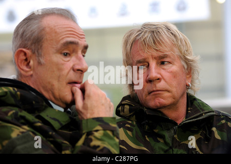 Status Quo Rick Parfitt, direkt und Francis Rossi Stockfoto