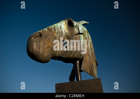 Die "Artemis" Skulptur auf der Trundle in der Nähe von Goodwood, Chichester, West Sussex, UK Stockfoto