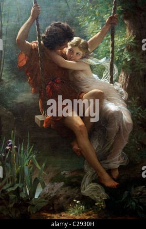 Detail: Frühling, 1873 von Pierre-Auguste Cot, Stockfoto