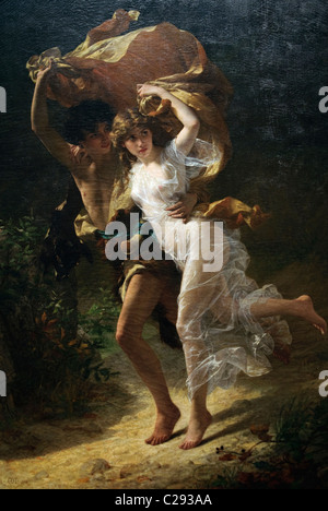 Detail: Der Sturm, 1880, von Pierre-Auguste Cot Stockfoto