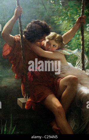 Detail: Frühling, 1873 von Pierre-Auguste Cot, Stockfoto