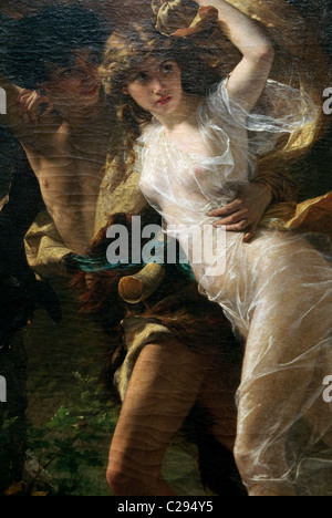 Detail: Der Sturm, 1880, von Pierre-Auguste Cot Stockfoto