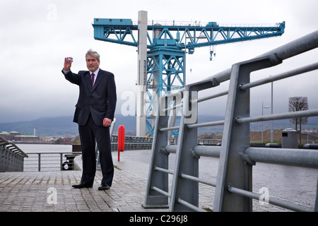 Iain Gray startet Scottish Labour Manifest Stockfoto