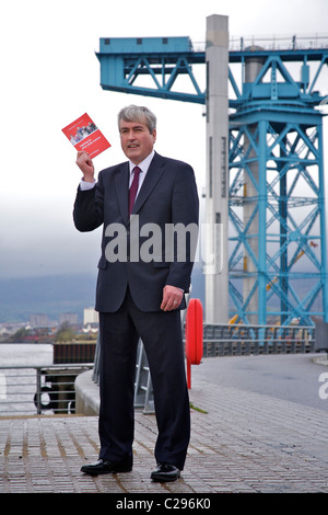 Iain Gray startet Scottish Labour Manifest Stockfoto