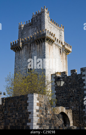 Das Schloss in Beja, Portugal, Alentejo Region Stockfoto