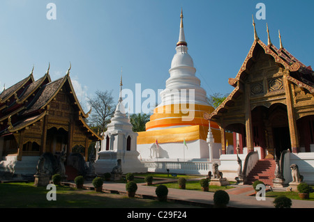 die schönen Wat Phra Singh Tempel in Chiang Mai, Thailand Stockfoto