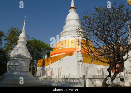 die schönen Wat Phra Singh Tempel in Chiang Mai, Thailand Stockfoto