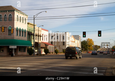 Die Innenstadt von Selma, Alabama, USA. Stockfoto