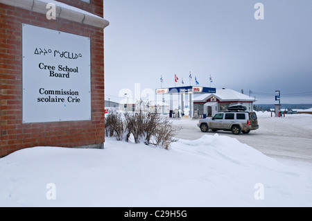 Cree Heimatgemeinde von Mistissini in nördlichen Quebec Kanada Stockfoto