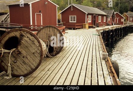 Nusfjord, Norwegen Stockfoto