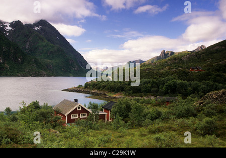 Austvågøya, Lofoten Inseln, Norwegen Stockfoto