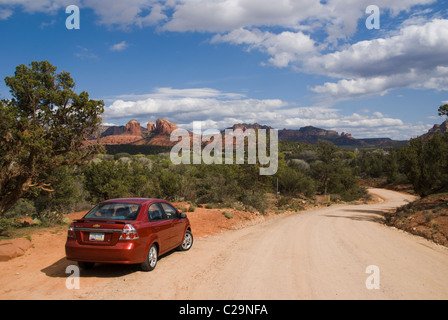 Red Rock Loop Rundfahrt. Sedona, Arizona, Vereinigte Staaten von Amerika. Stockfoto