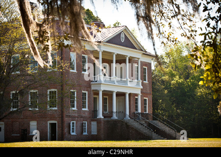 Drayton Hall Plantation in Charleston, SC. Palladio-Stil Anwesen von John Drayton 1738 gebaut. Stockfoto