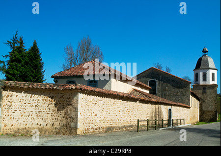 Abtei von L'Escaladieu, Bonnemazon, Hautes Pyrenäen, Frankreich Stockfoto