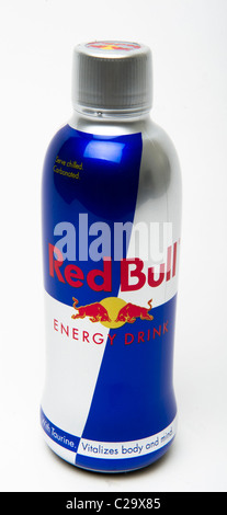 Red Bull Energy Drink Flasche Stockfoto