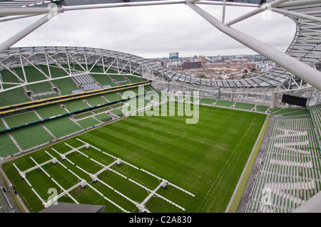 Aviva Stadion, Landsdowne Road, Dublin 4, Irland. Rugby und Fußball-Stadion in der Hauptstadt von Irland. Stockfoto