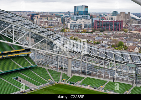 Aviva Stadion, Landsdowne Road, Dublin 4, Irland. Rugby und Fußball-Stadion in der Hauptstadt von Irland. Stockfoto