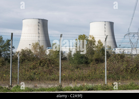 stillgelegte Atomkraftwerk - Trino Vercellese - Piemont - Italien Stockfoto