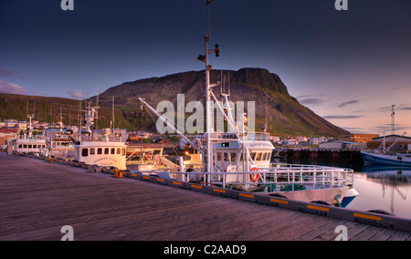 Fischereihafen, Ólafsvík, Snaefellsnes Halbinsel Island Stockfoto