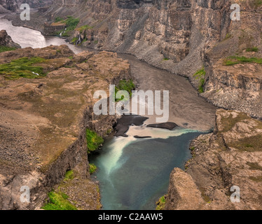 Jokulsargljufur Canyon, Jokulsargljufur Nationalpark, Island Stockfoto