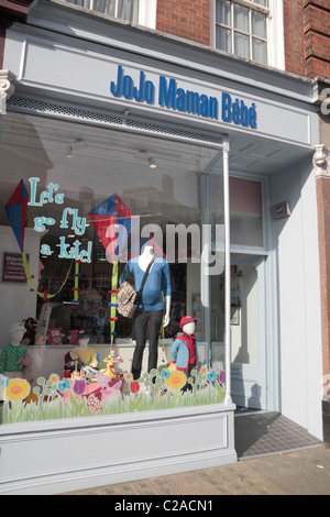 Der JoJo Maman Bebe Shop auf Chelsea Green, Cale Street, Chelsea, London, UK. Stockfoto