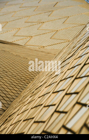 Detail des Daches und Fliesen des Sydney Opera House Stockfoto
