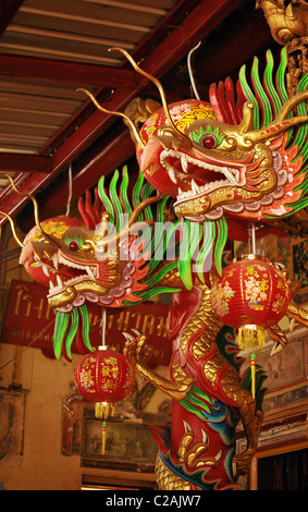 Wat Ga Buang Kim in Chinatown, Bangkok Stockfoto