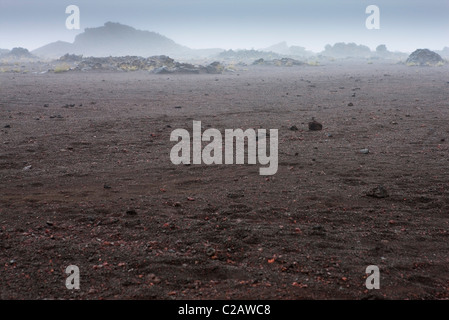 Plaine des Sables Vulkans Piton De La Fournaise, Réunion (französische Übersee-Departement im Indischen Ozean) Stockfoto