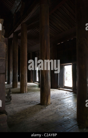 Bagaya Kyaung Kloster, Amarapura, Myanmar Stockfoto