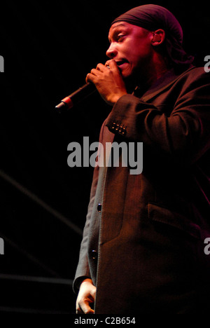 Lemar beim V Festival 2007 im Hylands Park - Tag 2 Chelmsford, England - 19.08.07 Stockfoto