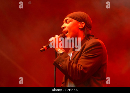 Lemar beim V Festival 2007 im Hylands Park - Tag 2 Chelmsford, England - 19.08.07 Stockfoto