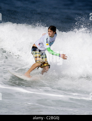 KYLE LANE SOUTH AFRICAN PRO SURFER südafrikanischen PRO SURFER BALLITO NATAL SOUTH AFRICA 8. Juli 2010 Stockfoto