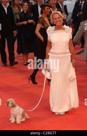 Gast "Darjeeling Limited und Hotel Chevalier" - premiere - Arrivals 64. Filmfestspiele von Venedig - Tag 6 Venedig, Italien - Stockfoto