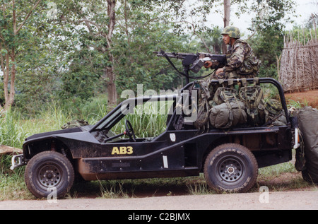 Im Mai 2000 verschlechterte sich die Situation in dem Land in einem solchen Ausmaß, dass britische Truppen in Betrieb Palliser bereitgestellt wurden Stockfoto