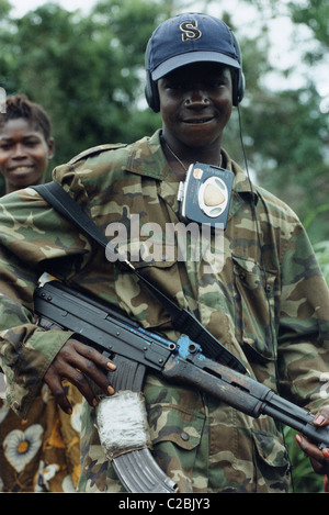 Im Mai 2000 verschlechterte sich die Situation in dem Land in einem solchen Ausmaß, dass britische Truppen in Betrieb Palliser bereitgestellt wurden Stockfoto