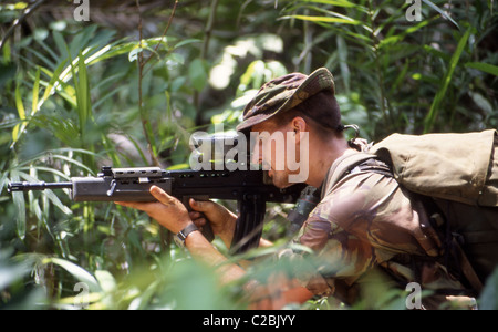 Im Mai 2000 verschlechterte sich die Situation in dem Land in einem solchen Ausmaß, dass britische Truppen in Betrieb Palliser bereitgestellt wurden Stockfoto