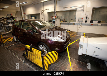 Ford Dagenham Ford Fiesta CO2-Emissionen testen. Foto: Jeff Gilbert Stockfoto