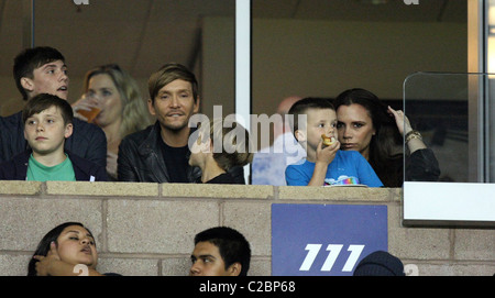 VICTORIA BECKHAM BROOKLYN BEACKHAM ROMEO BEACKHAM CRUZ BECKHAM PROMIS BEI LA GALAXY V PHILADELPHIA UNION MLS FUßBALL SPIEL C Stockfoto