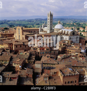 Siena Toskana Italien Stockfoto